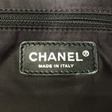 シャネル CHANEL パリビアリッツトートGM A34210 13番台 ブラック シルバー金具 コーティングキャンバス レディース トートバッグ