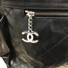 シャネル CHANEL パリビアリッツトートGM A34210 13番台 ブラック シルバー金具 コーティングキャンバス レディース トートバッグ
