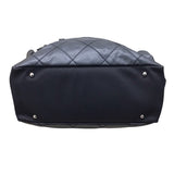 シャネル CHANEL パリビアリッツトートGM A34210 13番台 ブラック シルバー金具 コーティングキャンバス レディース トートバッグ