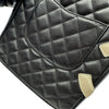 シャネル CHANEL カンボンライン ショルダーバッグ スモール A25178 9番台 ブラック/ホワイト シルバー金具 ラムスキン レディース