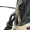 シャネル CHANEL カンボンライン ショルダーバッグ スモール A25178 9番台 ブラック/ホワイト シルバー金具 ラムスキン レディース