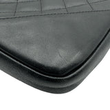 シャネル CHANEL カンボンライン ショルダーバッグ スモール A25178 9番台 ブラック/ホワイト シルバー金具 ラムスキン レディース
