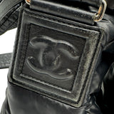 シャネル CHANEL コココクーン メッセンジャーバッグPM A48616 14番台 ブラック ナイロン レディース ショルダーバッグ