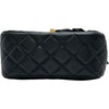 シャネル CHANEL フリルストラップ ミニフラップバッグ AS2203 30番台 ブラック ゴールド金具 ラムスキン レディース ショルダーバッグ