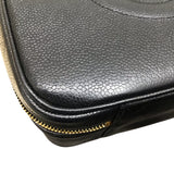シャネル CHANEL ココマーク 2Wayバニティバッグ 44番台 ブラック キャビアスキン レディース ハンドバッグ