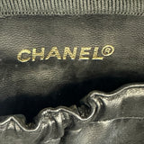 シャネル CHANEL ビコローレバニティバッグ A01618 3番台 ブラック ゴールド金具 ラムスキン レディース ハンドバッグ
