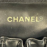 シャネル CHANEL ココマークバニティバッグ A01998 4番台 ブラック ゴールド金具 キャビアスキン レディース ハンドバッグ
