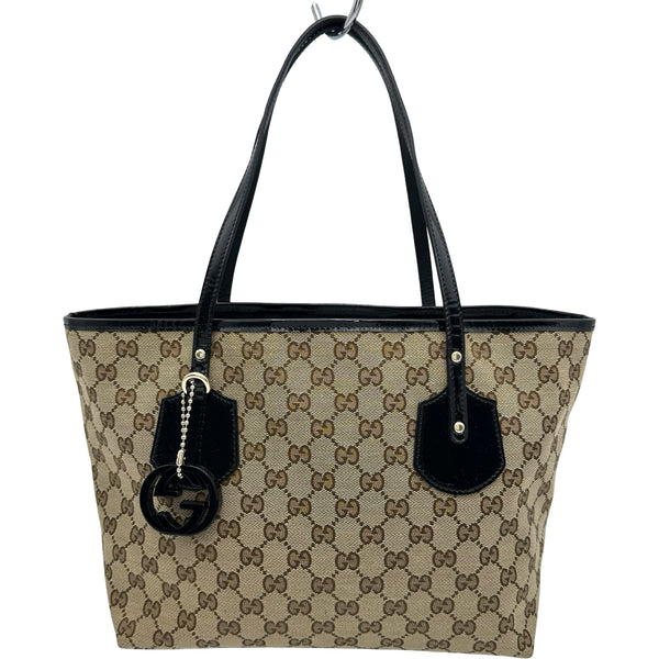 GUCCI GGキャンバス トートバッグ■08dn04536-2 グッチ GUCCI GGキャンバストートバッグ 211976 ブラウン GGキャンバス