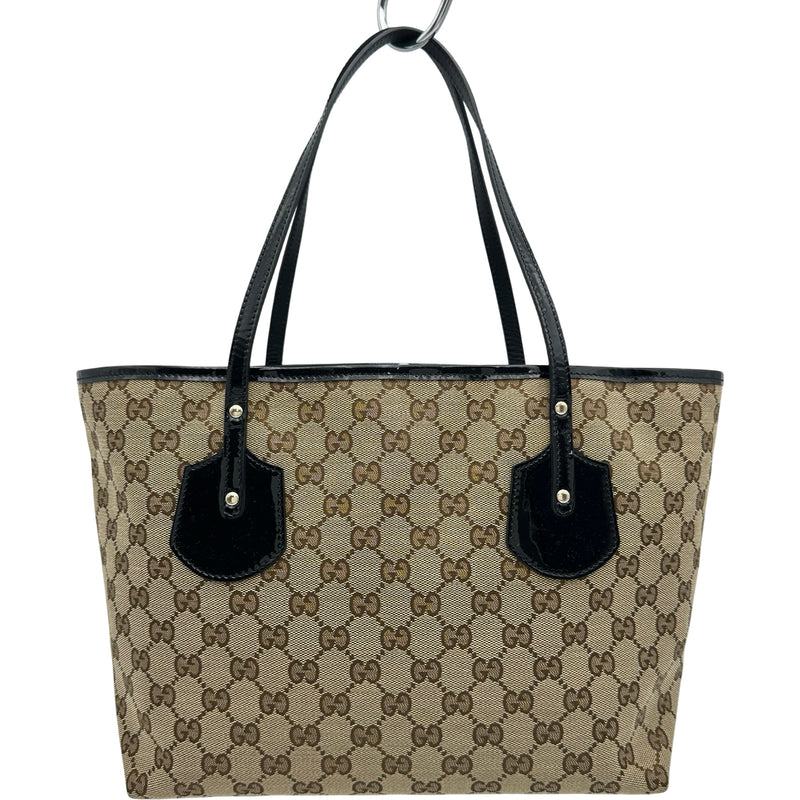 グッチ GUCCI GGキャンバストートバッグ 211976 ブラウン GGキャンバス