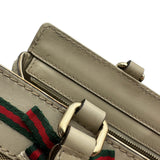 グッチ GUCCI GGキャンバス メイフェア トートバッグ 257063 アイボリー シルバー金具 GGキャンバス/レザー レディース ハンドバッグ