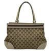 グッチ GUCCI GGキャンバス メイフェア トートバッグ 257063 アイボリー シルバー金具 GGキャンバス/レザー レディース ハンドバッグ