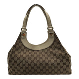 グッチ GUCCI GGキャンバス トートバッグ 154982 アイボリー GGキャンバス/レザー レディース トートバッグ
