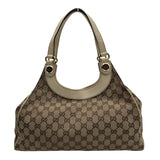 グッチ GUCCI GGキャンバス トートバッグ 154982 アイボリー GGキャンバス/レザー レディース トートバッグ
