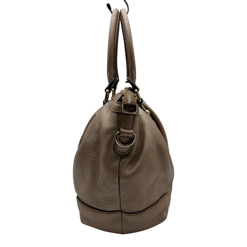 グッチ GUCCI スーキー ハンドバッグ 247902 ブロンズ レザー