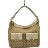 グッチ GUCCI GGキャンバス アビー セミショルダーバッグ 153025 アイボリー レディース トートバッグ