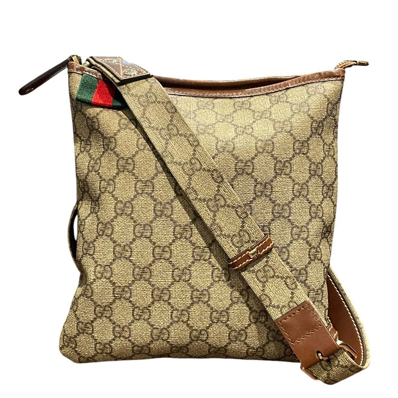 グッチ GUCCI GGスプリーム ショルダーバッグ 246413 ブラウン GG 