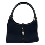 グッチ GUCCI ジャッキー ハンドバッグ 002・1068 ブラック シルバー金具 ナイロン/レザー レディース ハンドバッグ
