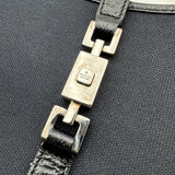 グッチ GUCCI ジャッキー ハンドバッグ 002・1068 ブラック シルバー金具 ナイロン/レザー レディース ハンドバッグ
