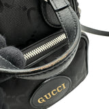 グッチ GUCCI オフザグリッドミニショルダーバッグ 625850 ブラック GGナイロン/レザー メンズ ショルダーバッグ