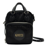 グッチ GUCCI オフザグリッドミニショルダーバッグ 625850 ブラック GGナイロン/レザー メンズ ショルダーバッグ