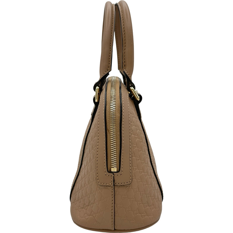 グッチ GUCCI マイクログッチシマ ハンドバッグ 449654 ベージュ