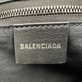 バレンシアガ BALENCIAGA カメラバッグ 702701 ブラック BBモノグラムレザー レディース ショルダーバッグ