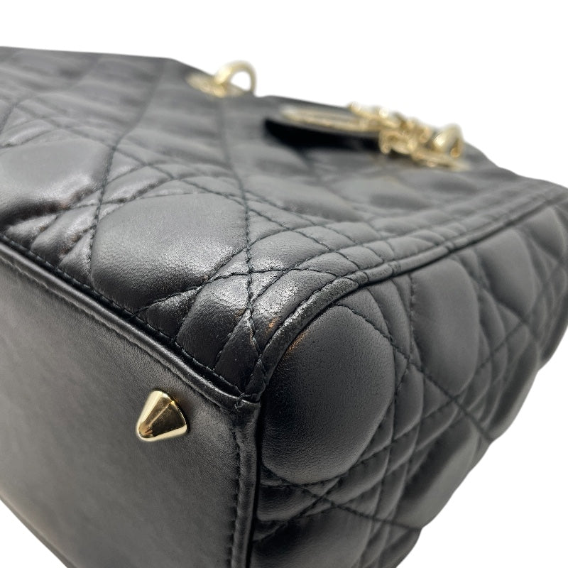 新品 DIOR トレイ カナージュ ブラック ラージサイズ クリスチャン・ディオール Christian Dior レディーディオールメディア