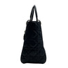クリスチャン・ディオール Christian Dior レディーディオールメディアム M05650NGE ブラック シルバー金具 カナージュラム レディース ショルダーバッグ