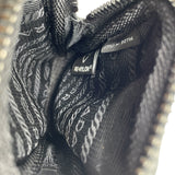 プラダ PRADA Re-Nylon xサフィアーノレザー ショルダーバッグ 2VH113 ブラック ナイロン・サフィアーノレザー レディース ショルダーバッグ