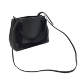 バレンシアガ BALENCIAGA ネイビーカバスXS 390346 ブラック レザー ユニセックス ショルダーバッグ