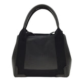 バレンシアガ BALENCIAGA ネイビーカバスXS 390346 ブラック レザー ユニセックス ショルダーバッグ