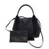 バレンシアガ BALENCIAGA ネイビーカバスXS 390346 ブラック レザー ユニセックス ショルダーバッグ