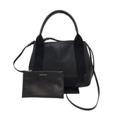 バレンシアガ BALENCIAGA ネイビーカバスXS 390346 ブラック レザー ユニセックス ショルダーバッグ