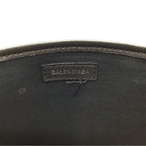 バレンシアガ BALENCIAGA ネイビーカバスXS 390346 ブラック レザー ユニセックス ショルダーバッグ