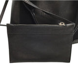 バレンシアガ BALENCIAGA ネイビーカバスXS 390346 ブラック レザー ユニセックス ショルダーバッグ