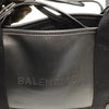 バレンシアガ BALENCIAGA ネイビーカバスXS 390346 ブラック レザー ユニセックス ショルダーバッグ