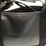 バレンシアガ BALENCIAGA ネイビーカバスXS 390346 ブラック レザー ユニセックス ショルダーバッグ