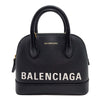 バレンシアガ BALENCIAGA ヴィルトップハンドルXXS ブラック ゴールド金具 レザー レディース ハンドバッグ