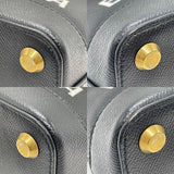 バレンシアガ BALENCIAGA ヴィルトップハンドルXXS ブラック ゴールド金具 レザー レディース ハンドバッグ
