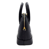 バレンシアガ BALENCIAGA ヴィルトップハンドルXXS ブラック ゴールド金具 レザー レディース ハンドバッグ