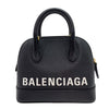 バレンシアガ BALENCIAGA ヴィルトップハンドルXXS ブラック ゴールド金具 レザー レディース ハンドバッグ