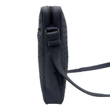 ボッテガ・ヴェネタ BOTTEGA VENETA イントレチャート ショルダーバッグ 443872 アズール レザー メンズ ショルダーバッグ