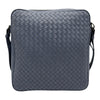 ボッテガ・ヴェネタ BOTTEGA VENETA イントレチャート ショルダーバッグ 443872 アズール レザー メンズ ショルダーバッグ