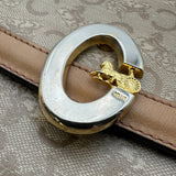 セリーヌ CELINE Cマカダム ショルダーバッグ ベージュ 馬車金具 ヴィンテージ レディース ショルダーバッグ