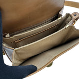 セリーヌ CELINE Cマカダム ショルダーバッグ ベージュ 馬車金具 ヴィンテージ レディース ショルダーバッグ
