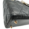 クリスチャン・ディオール Christian Dior レディディオールスモール M05380NGE ブラック ゴールド金具 カナージュラム レディース ハンドバッグ
