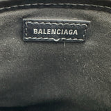 バレンシアガ BALENCIAGA ネイビーカバスS 339933 ブラック キャンバス/レザー レディース ハンドバッグ