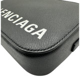 バレンシアガ BALENCIAGA ヴィル カメラバッグXS 558171 ブラック レザー レディース ショルダーバッグ