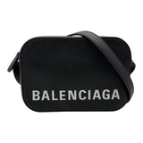 バレンシアガ BALENCIAGA ヴィル カメラバッグXS 558171 ブラック レザー レディース ショルダーバッグ