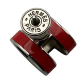 エルメス HERMES ポップH ピアス ローズエクストリーム/シルバー エナメル/メタル アクセサリー